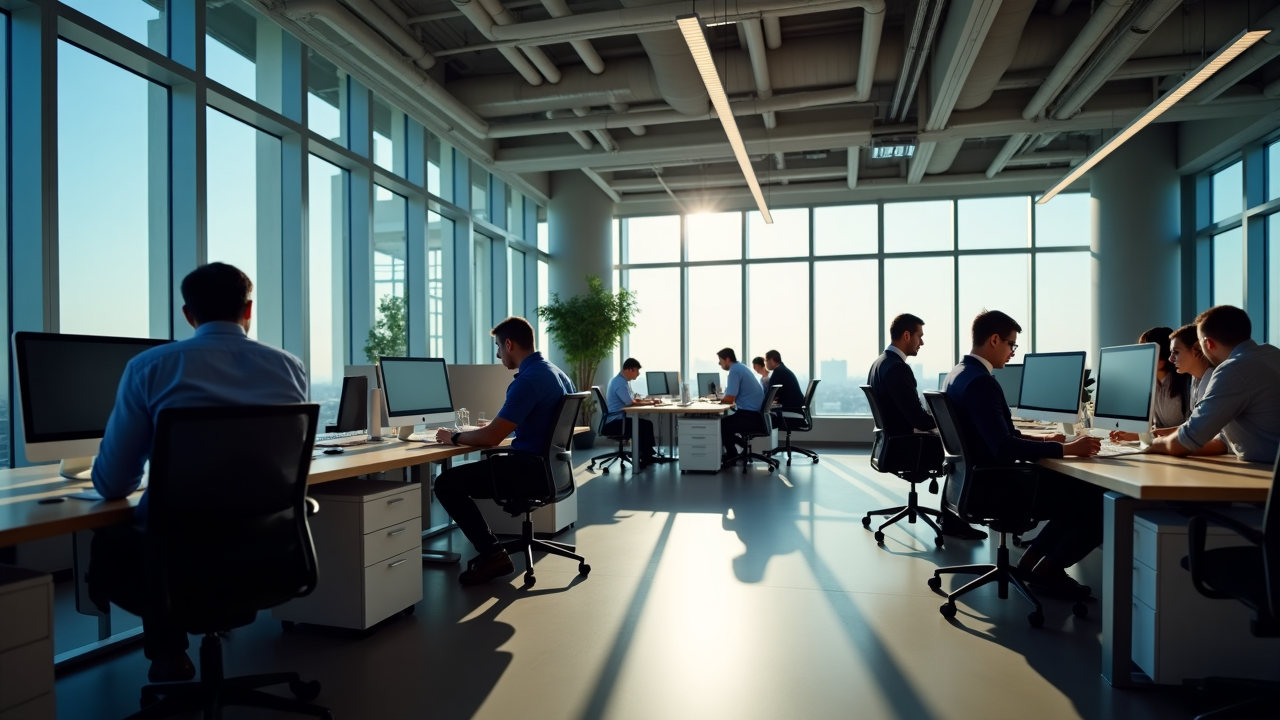 Oficinas modernas de Inditex utilizando DocuCloud